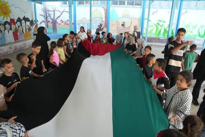 مخيم البرج الشمالي، فعالية  دعم غزة، بعدسة الإعلامية دعاء خليفة